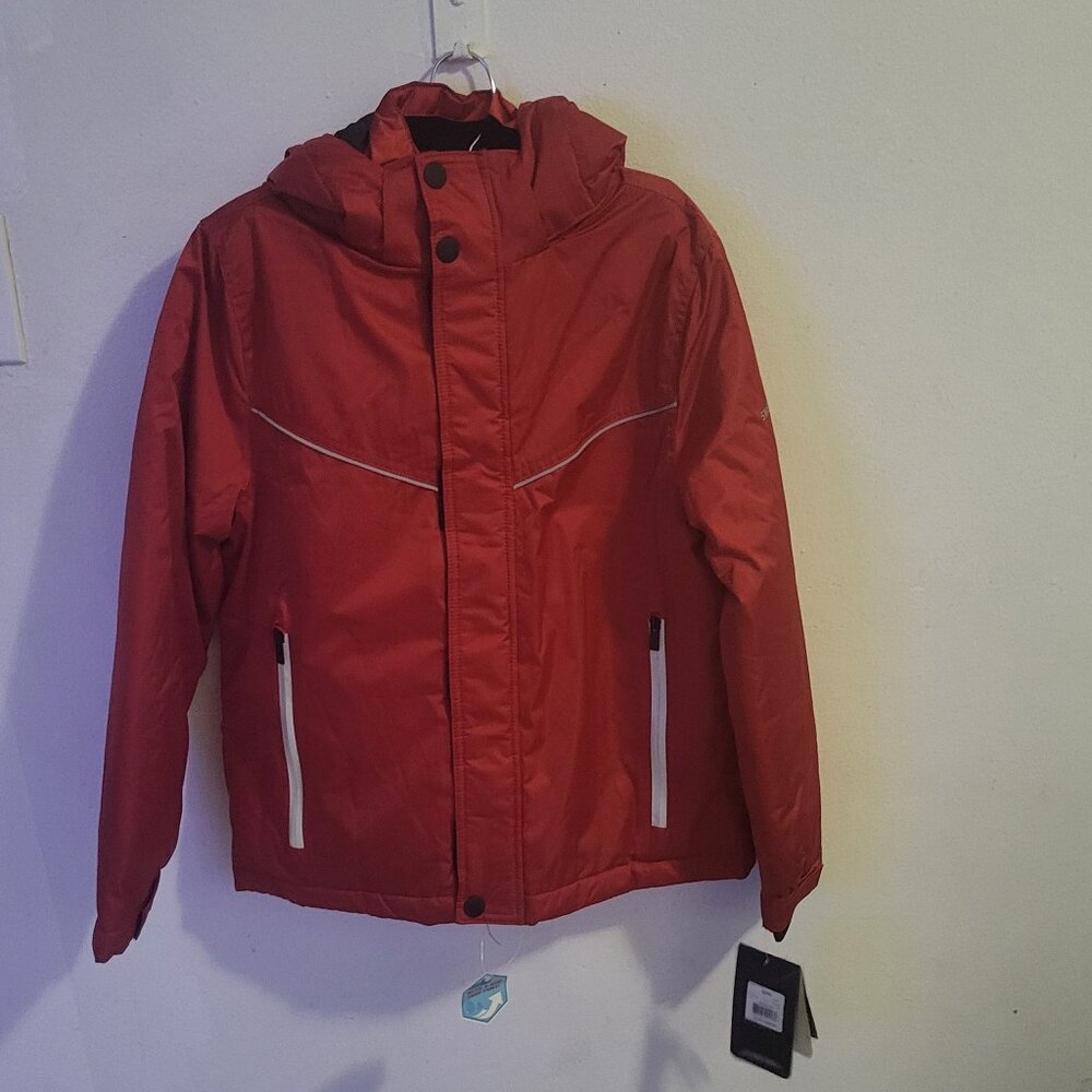 Swiss Alps Boys Snow red Jacket Detachable Hood Size M(10/12)
